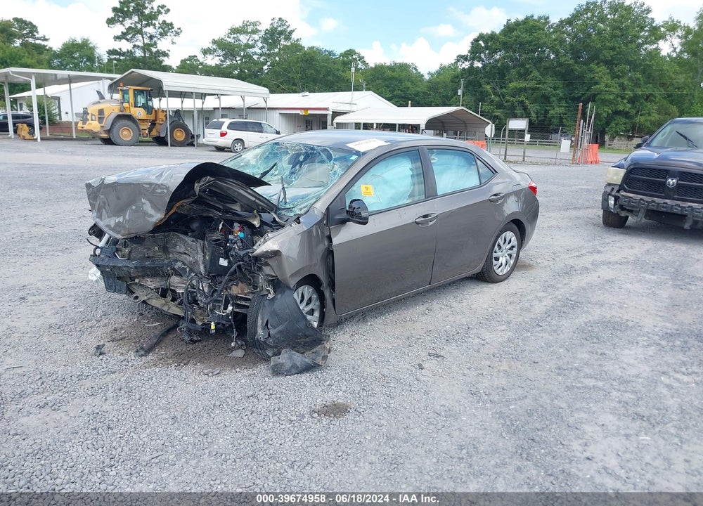 2019 TOYOTA COROLLA LE VIN: 5YFBURHE6KP897092
