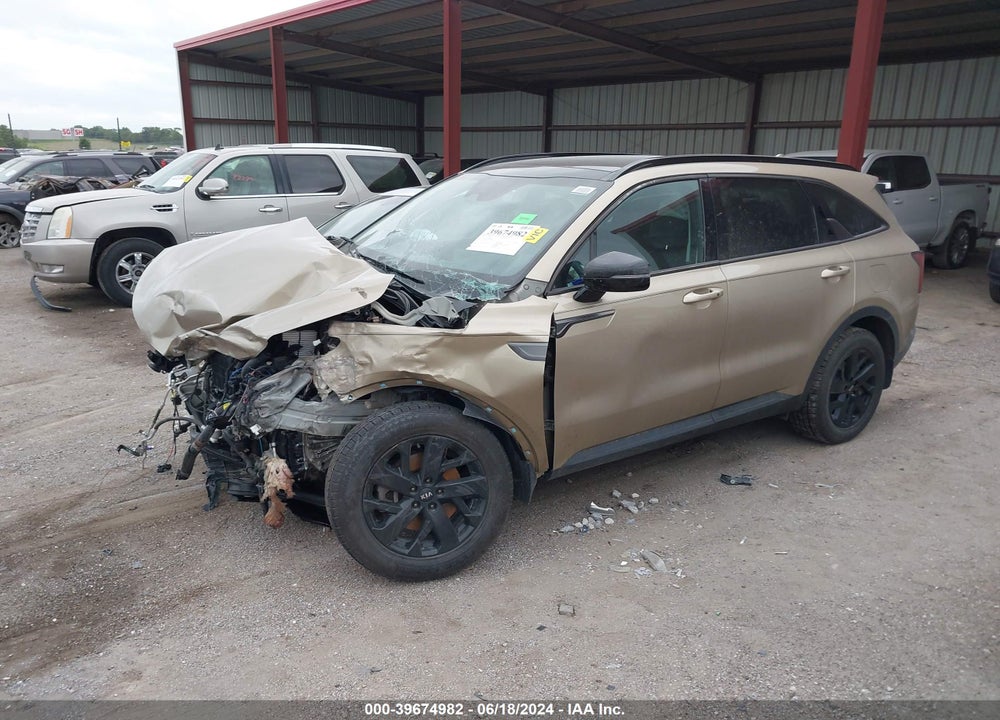 2021 KIA SORENTO S VIN: 5XYRLDLC7MG045920