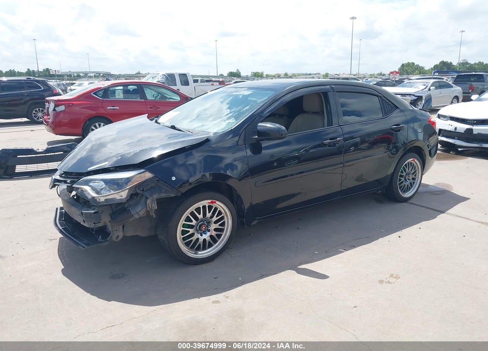 2015 TOYOTA COROLLA LE VIN: 5YFBURHE2FP240182