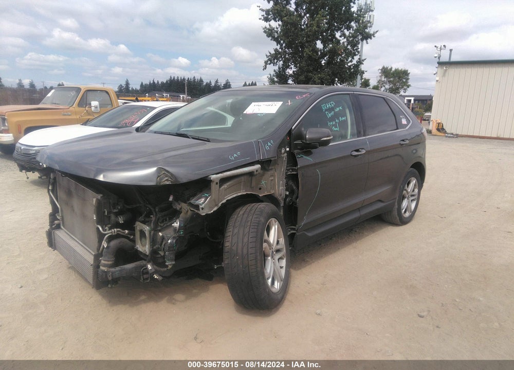 2017 FORD EDGE TITANIUM VIN: 2FMPK3K92HBB91769