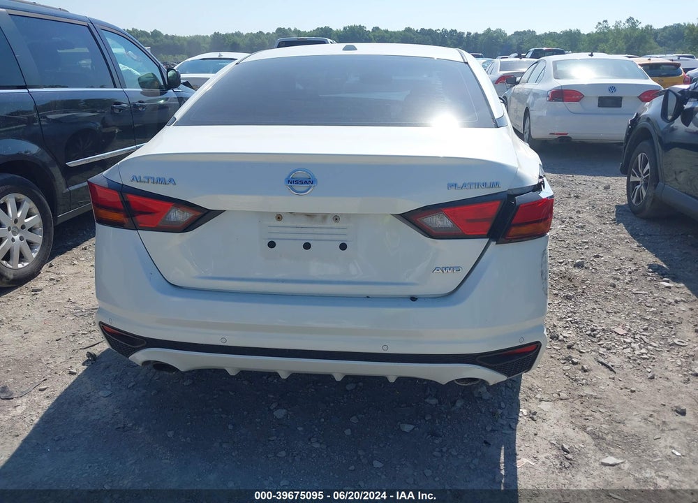 2019 NISSAN ALTIMA 2.5 PLATINUM VIN: 1N4BL4FW5KC130334