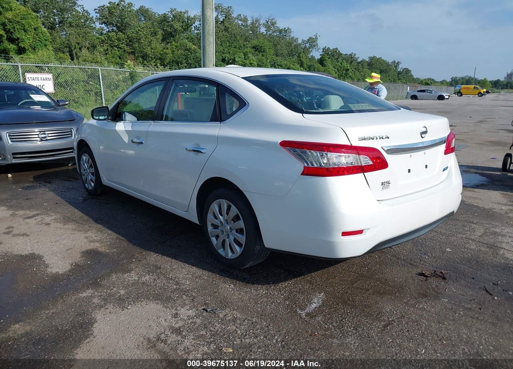 2014 NISSAN SENTRA S VIN: 3N1AB7AP9EL680495