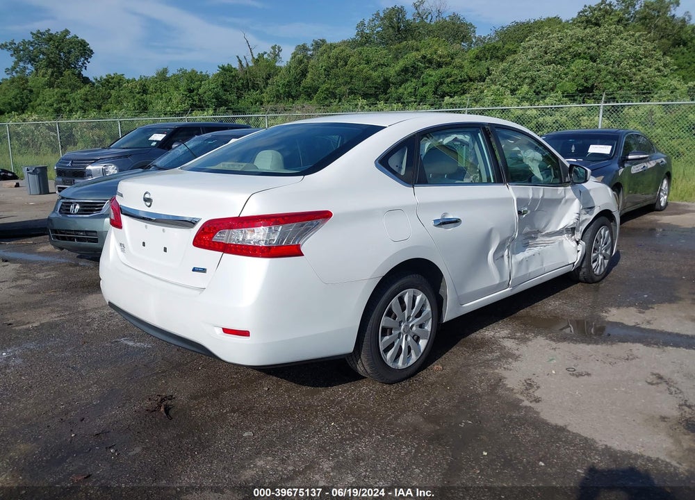 2014 NISSAN SENTRA S VIN: 3N1AB7AP9EL680495