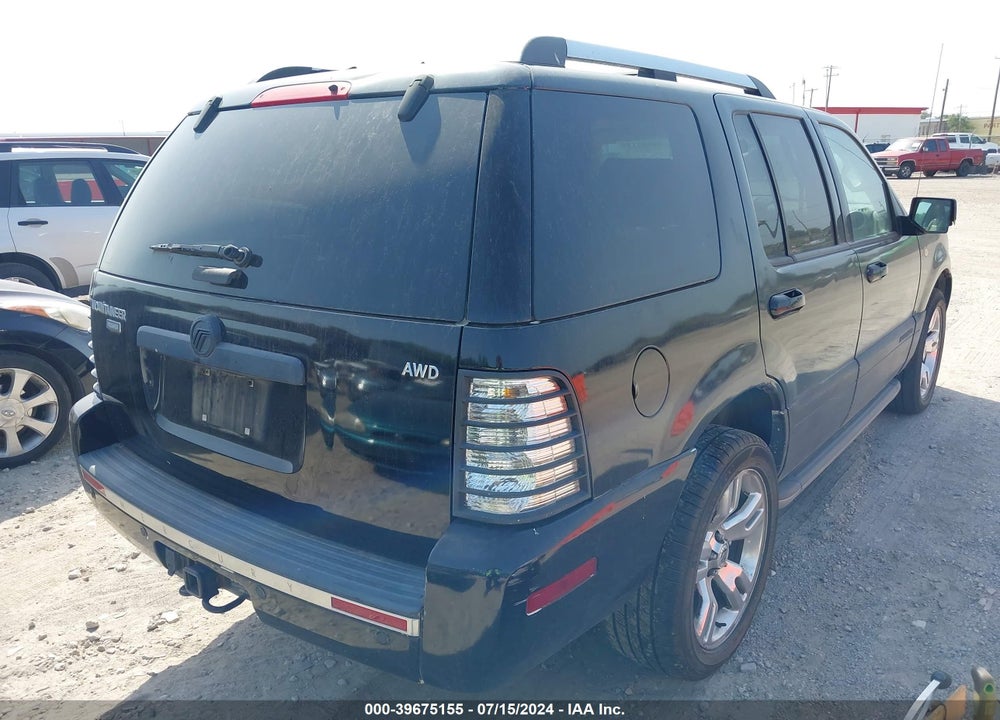 2010 MERCURY MOUNTAINEER PREMIER VIN: 4M2EN4JE9AUJ01387