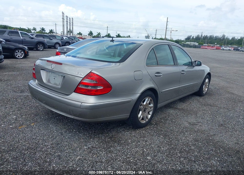 2005 MERCEDES-BENZ E 320 CDI VIN: WDBUF26J95A715113