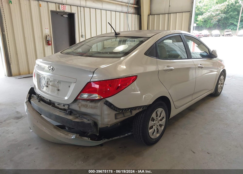 2016 HYUNDAI ACCENT SE VIN: KMHCT4AE2GU049561