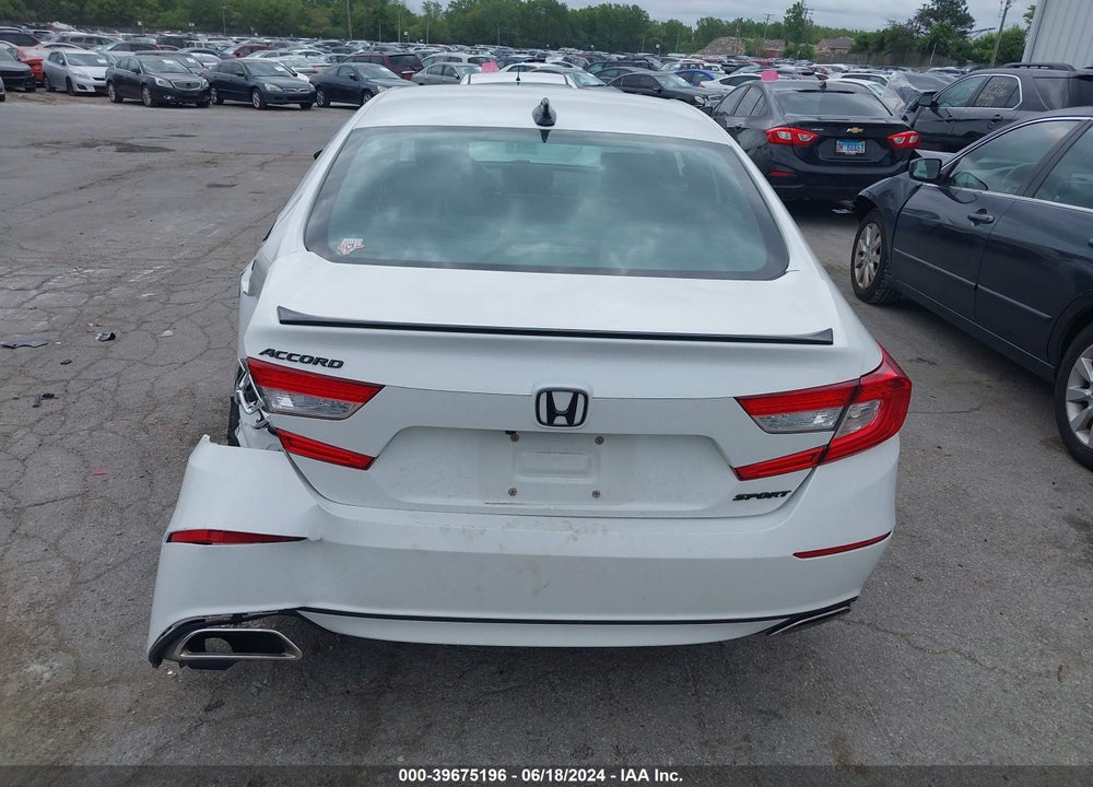 2021 HONDA ACCORD SPORT VIN: 1HGCV1F37MA036792