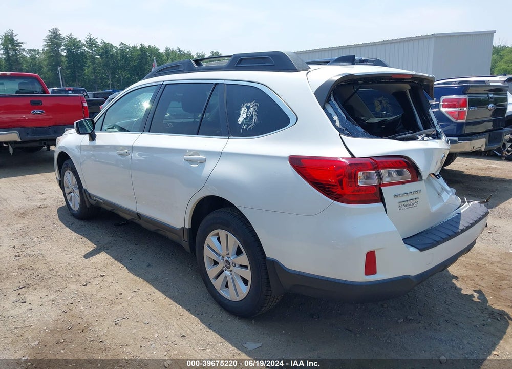 2016 SUBARU OUTBACK 2.5I PREMIUM VIN: 4S4BSACC8G3297814