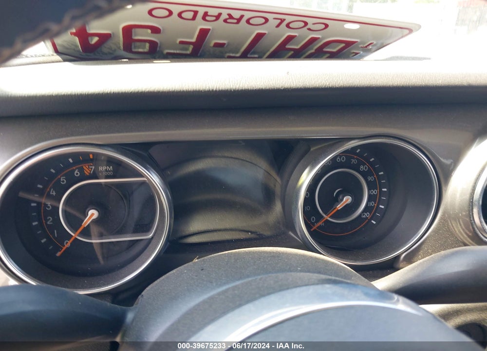 2023 JEEP GLADIATOR OVERLAND 4X4 VIN: 1C6HJTFG6PL514036