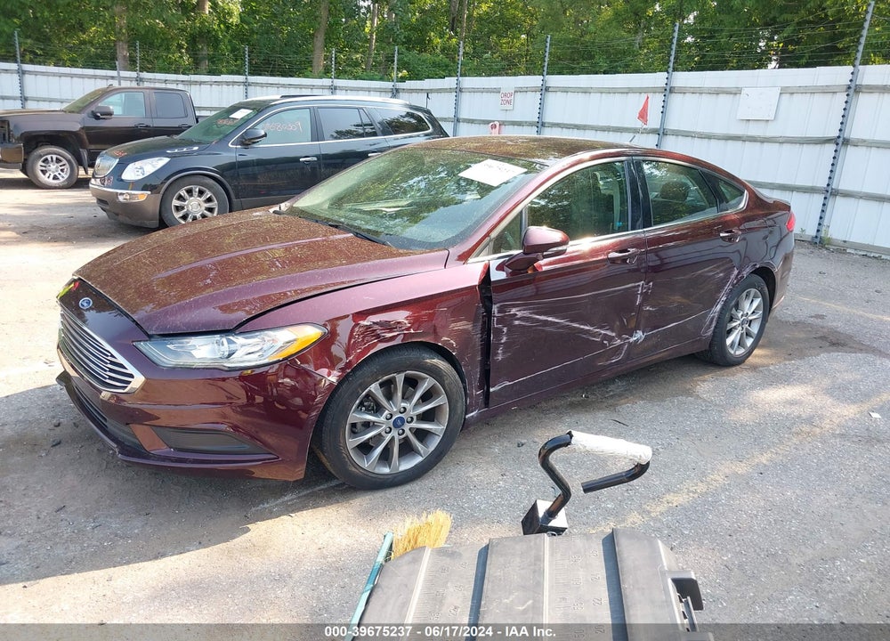 2017 FORD FUSION SE VIN: 3FA6P0HD5HR396442