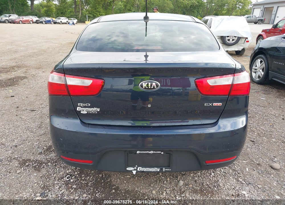 2013 KIA RIO EX VIN: KNADN4A30D6169261