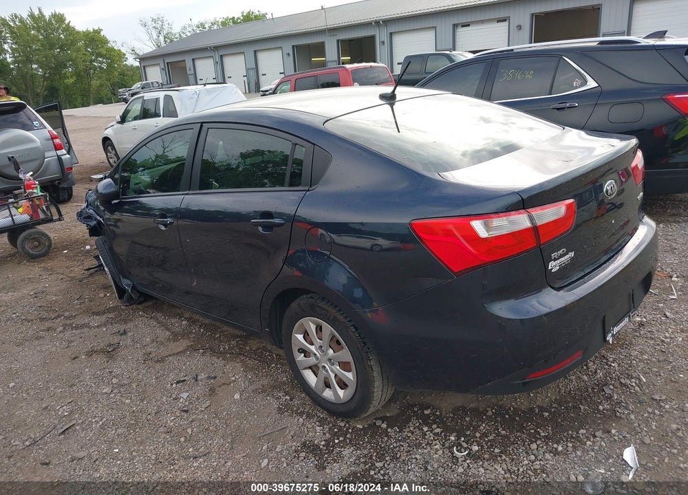 2013 KIA RIO EX VIN: KNADN4A30D6169261
