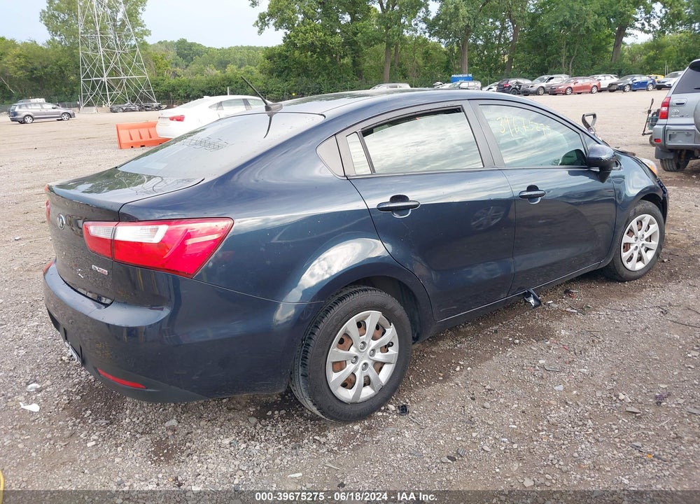 2013 KIA RIO EX VIN: KNADN4A30D6169261