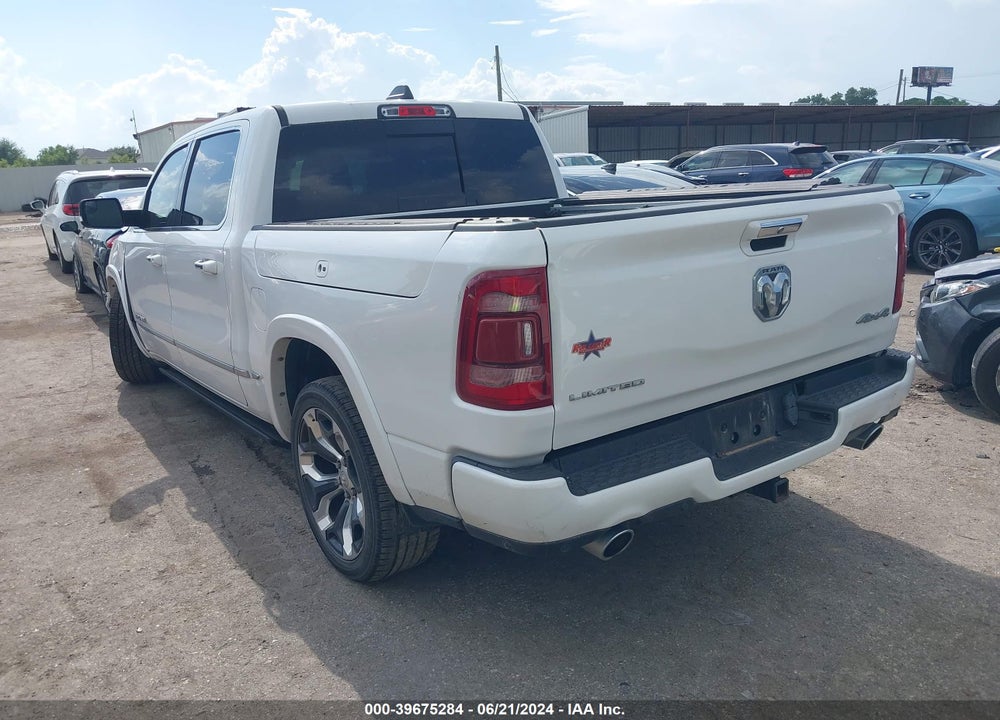 2019 RAM 1500 LIMITED 4X4 5'7 BOX VIN: 1C6SRFHT4KN873456