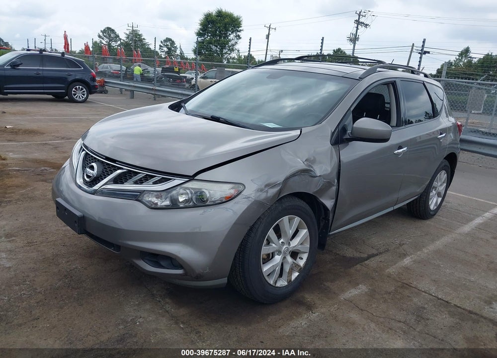 2012 NISSAN MURANO SL VIN: JN8AZ1MU7CW110935