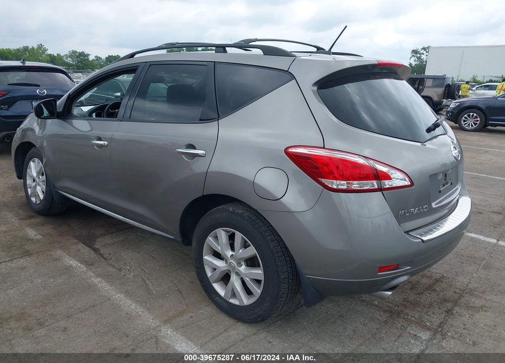 2012 NISSAN MURANO SL VIN: JN8AZ1MU7CW110935