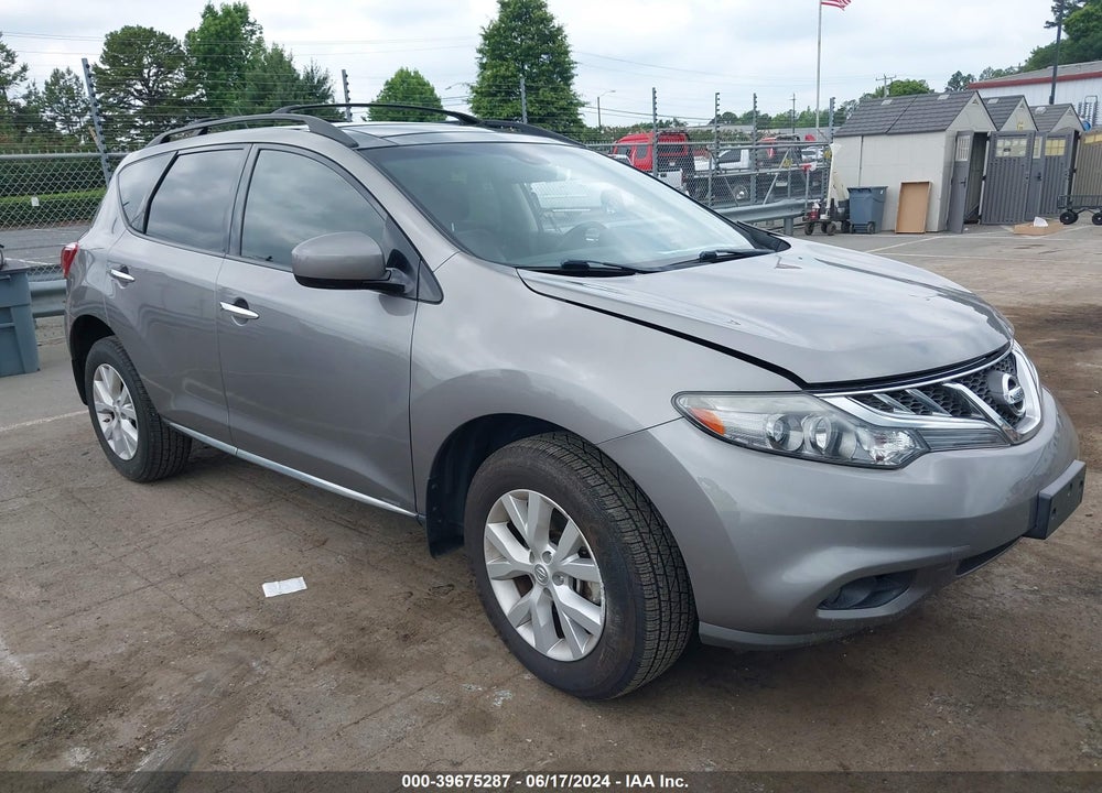2012 NISSAN MURANO SL VIN: JN8AZ1MU7CW110935
