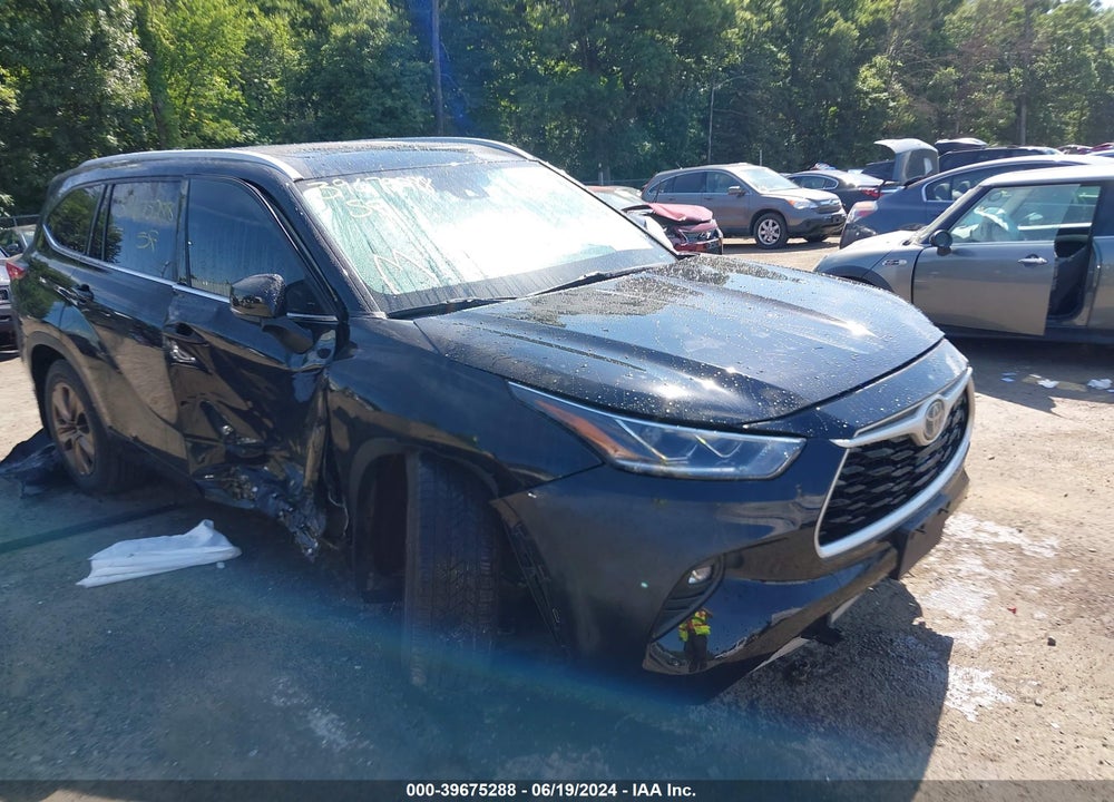 2022 TOYOTA HIGHLANDER HYBRID XLE BRONZE EDITION VIN: 5TDABRCH7NS540275