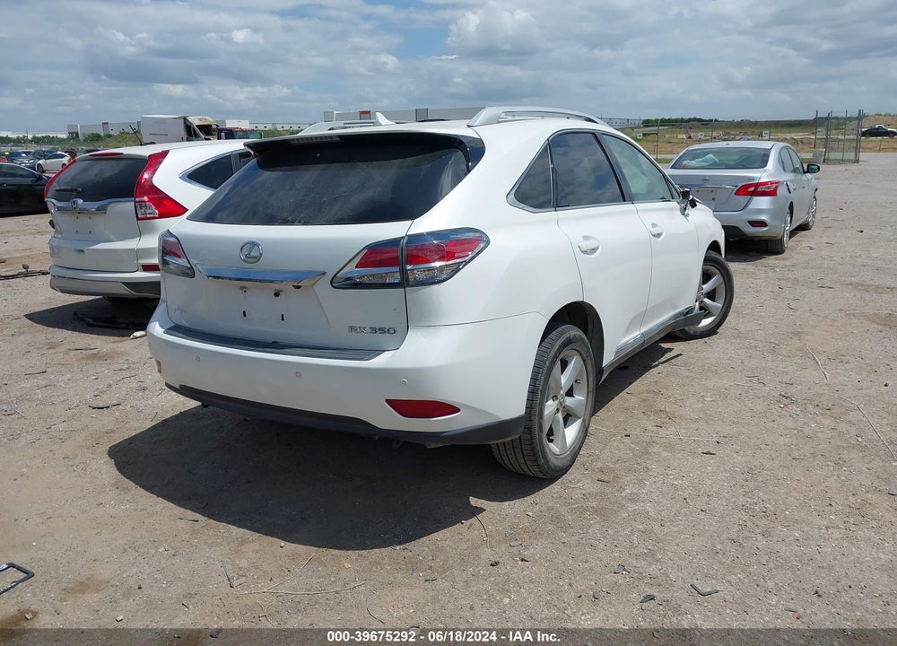 2013 LEXUS RX 350 VIN: 2T2BK1BA4DC184672