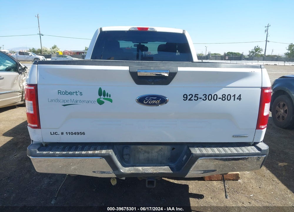 2018 FORD F-150 XLT VIN: 1FTFX1EG3JKC71884