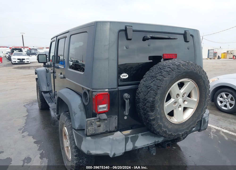 2008 JEEP WRANGLER UNLIMITED RUBICON VIN: 1J8GA69108L614849