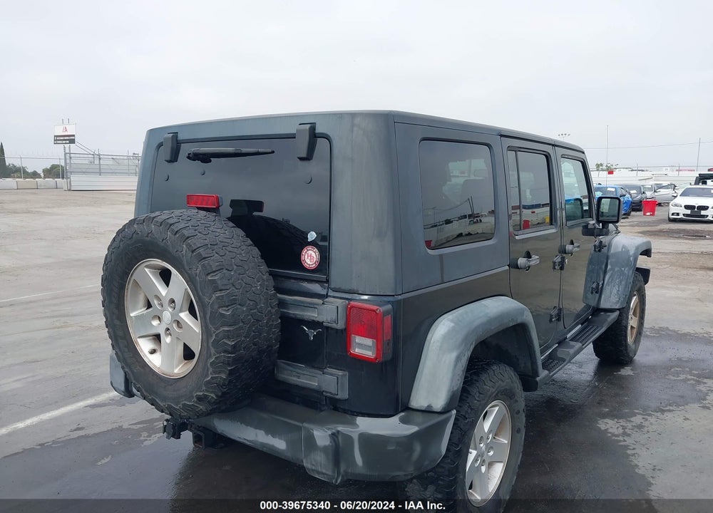 2008 JEEP WRANGLER UNLIMITED RUBICON VIN: 1J8GA69108L614849