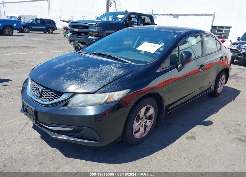 2013 HONDA CIVIC VIN: 2HGFB2F54DH512530