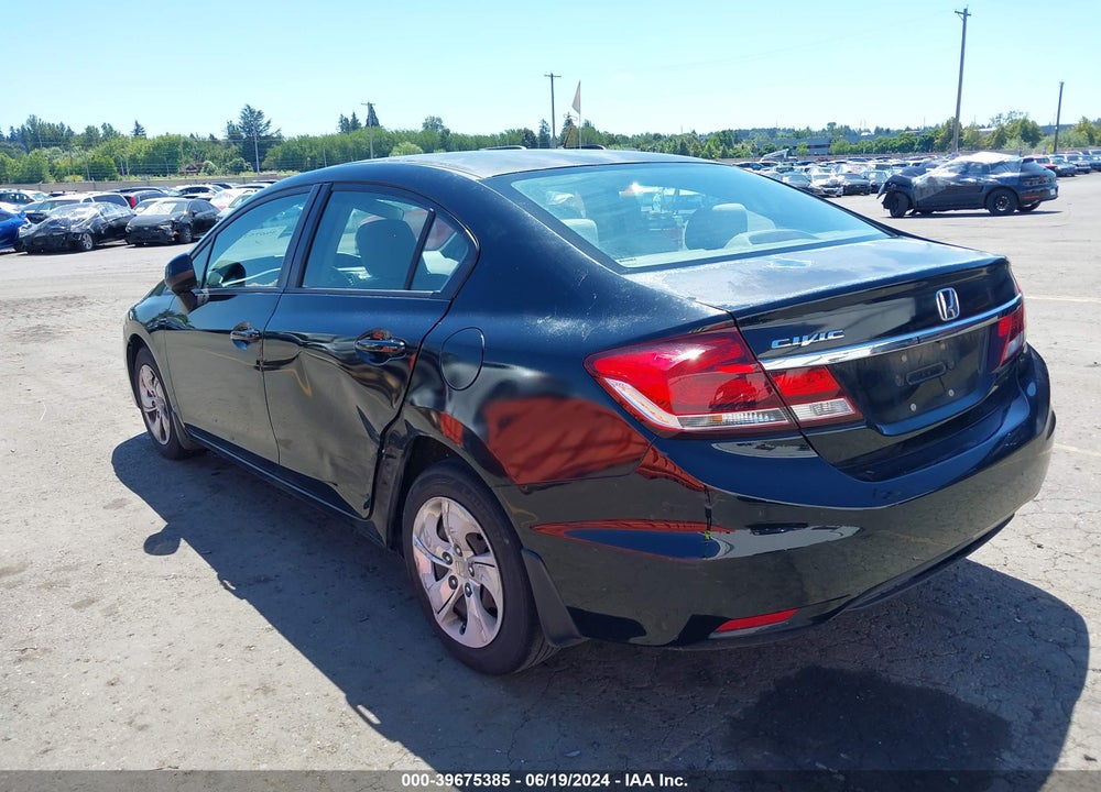 2013 HONDA CIVIC VIN: 2HGFB2F54DH512530