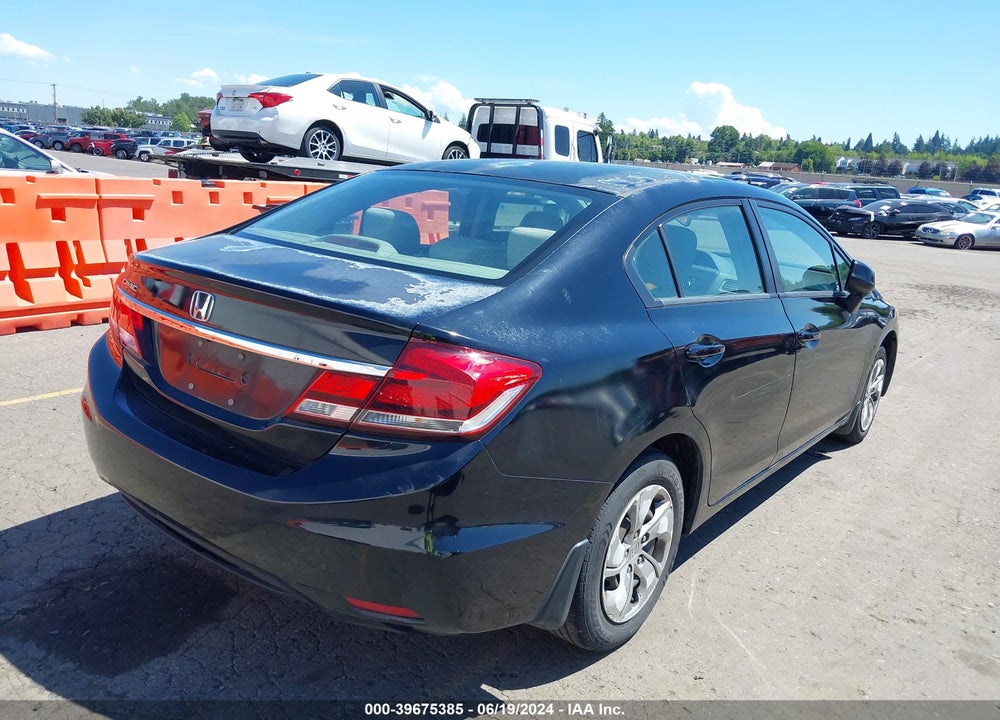 2013 HONDA CIVIC VIN: 2HGFB2F54DH512530