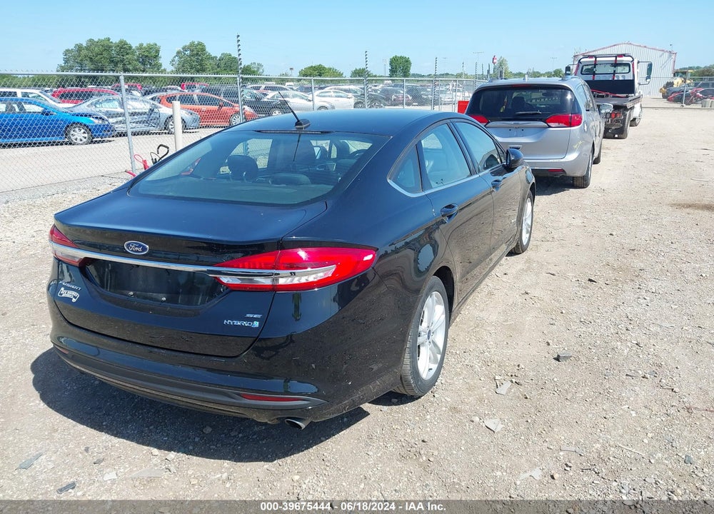 2018 FORD FUSION HYBRID SE VIN: 3FA6P0LU1JR209260