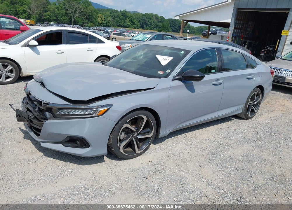 2021 HONDA ACCORD SPORT VIN: 1HGCV1F36MA100000