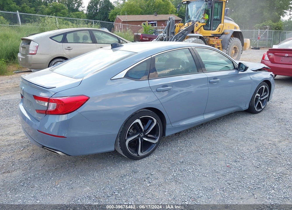2021 HONDA ACCORD SPORT VIN: 1HGCV1F36MA100000