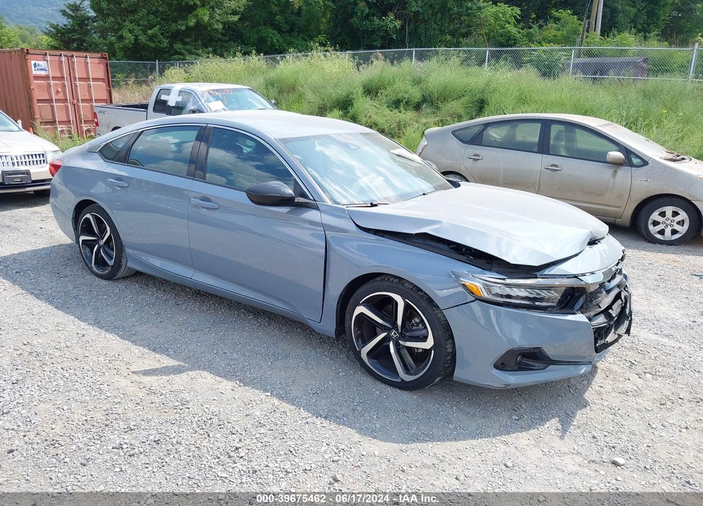 2021 HONDA ACCORD SPORT VIN: 1HGCV1F36MA100000