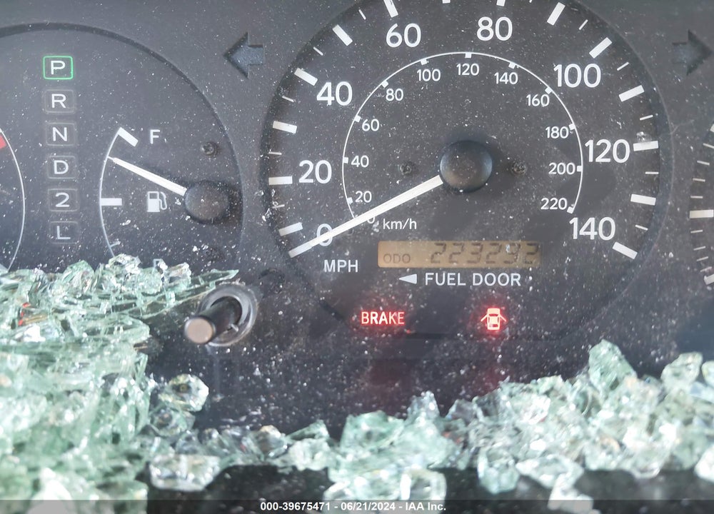 2000 TOYOTA CAMRY XLE V6 VIN: JT2BF28K6Y0244507