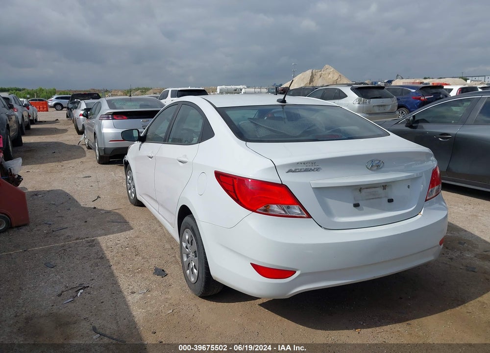 2017 HYUNDAI ACCENT SE VIN: KMHCT4AE8HU370490