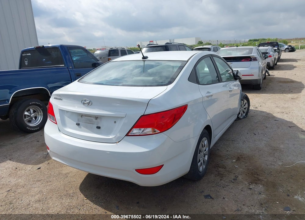 2017 HYUNDAI ACCENT SE VIN: KMHCT4AE8HU370490