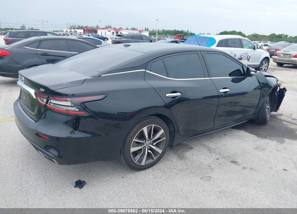 2020 NISSAN MAXIMA SV XTRONIC CVT VIN: 1N4AA6CV2LC374176