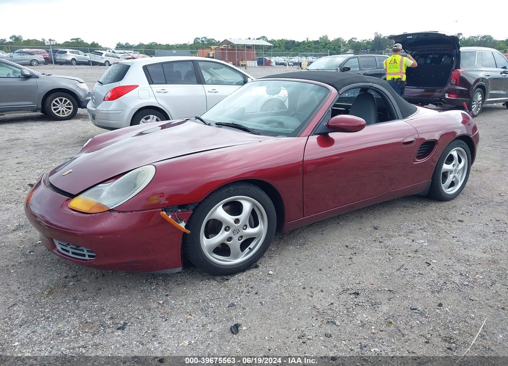 1997 PORSCHE BOXSTER VIN: WP0CA2984VS625785