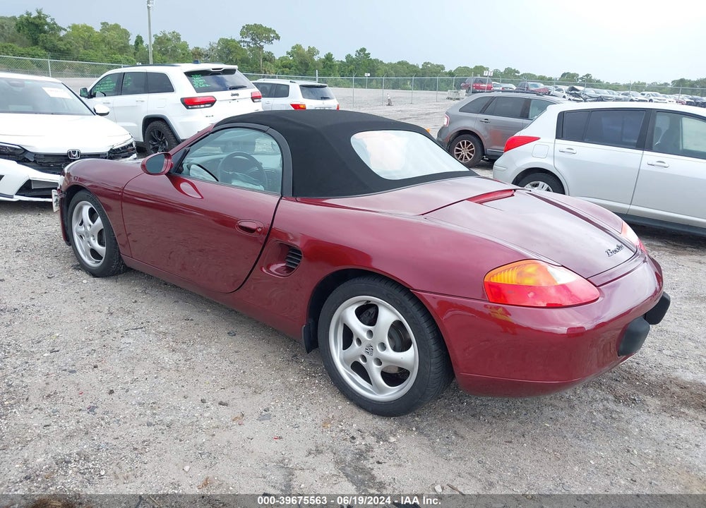 1997 PORSCHE BOXSTER VIN: WP0CA2984VS625785