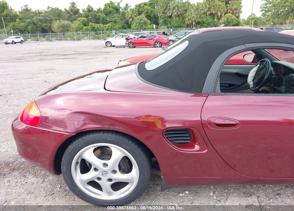 1997 PORSCHE BOXSTER VIN: WP0CA2984VS625785