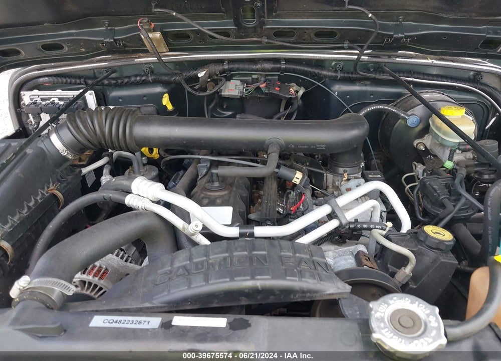 2002 JEEP WRANGLER X VIN: 1J4FA39S42P707653