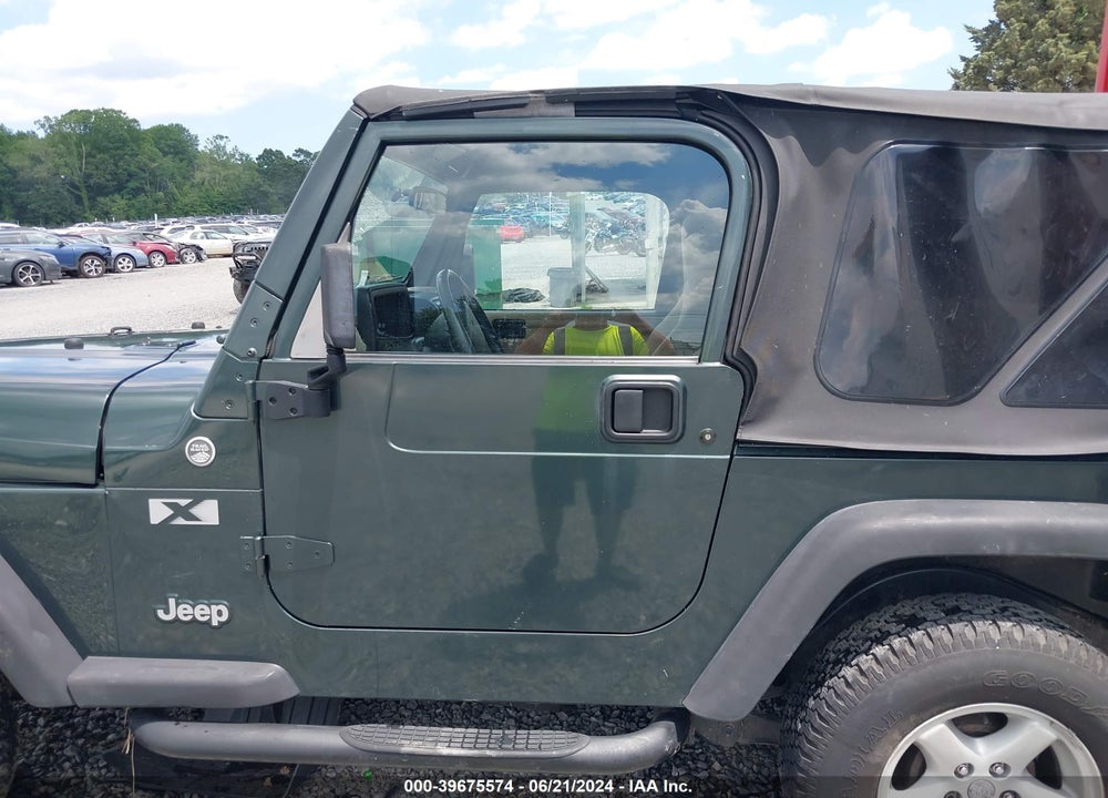 2002 JEEP WRANGLER X VIN: 1J4FA39S42P707653