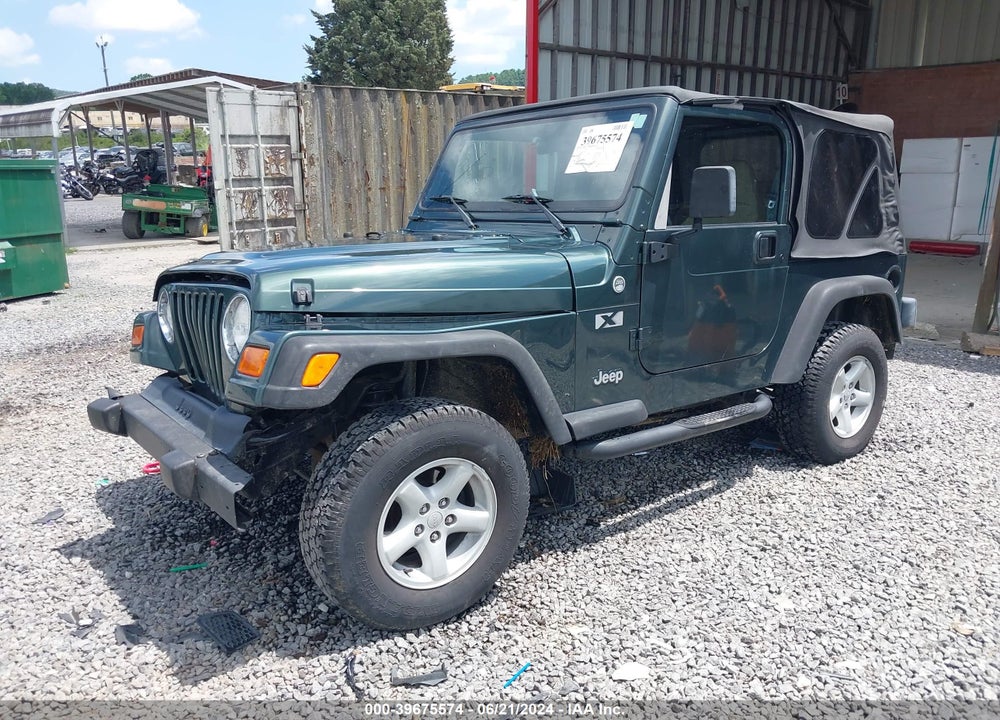 2002 JEEP WRANGLER X VIN: 1J4FA39S42P707653