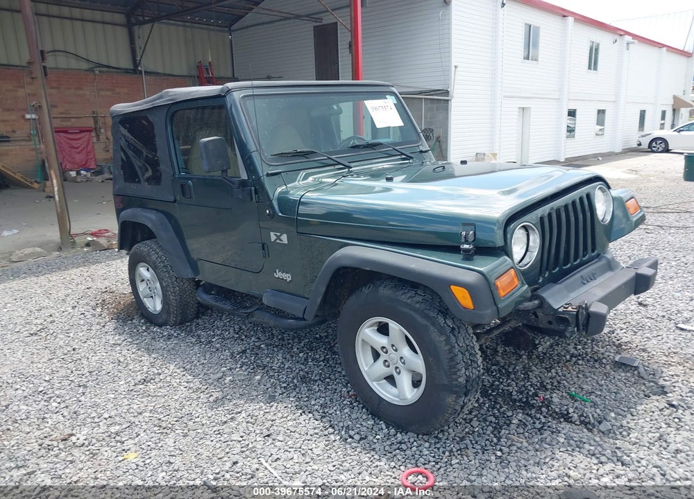2002 JEEP WRANGLER X VIN: 1J4FA39S42P707653