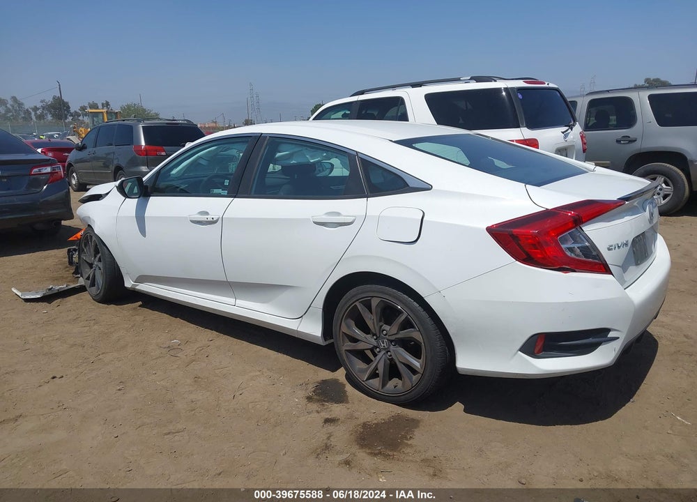 2019 HONDA CIVIC SPORT VIN: 2HGFC2F84KH539666
