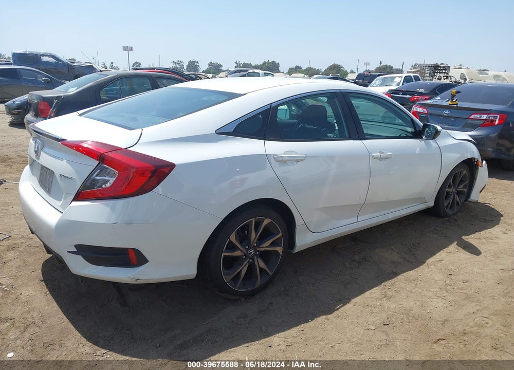 2019 HONDA CIVIC SPORT VIN: 2HGFC2F84KH539666