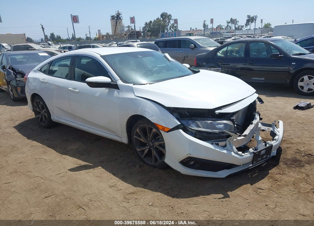 2019 HONDA CIVIC SPORT VIN: 2HGFC2F84KH539666
