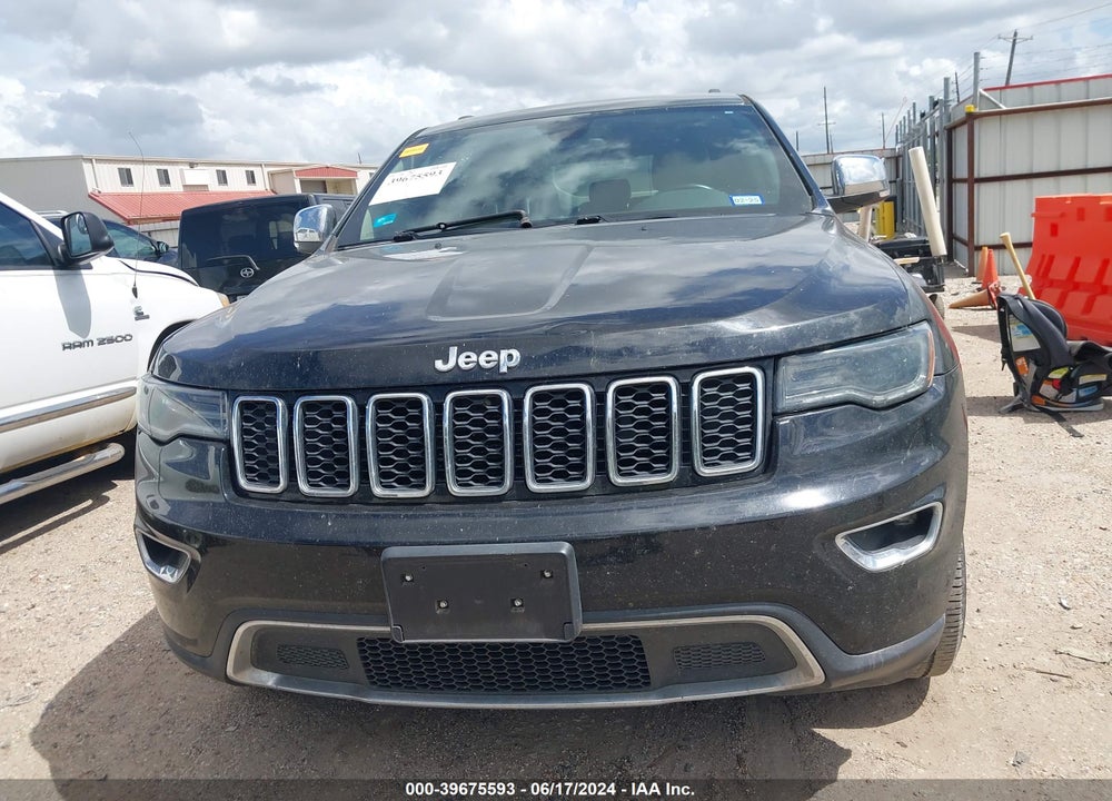 2017 JEEP GRAND CHEROKEE LIMITED 4X2 VIN: 1C4RJEBG8HC934221