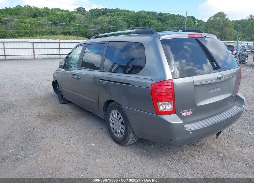 2011 KIA SEDONA LX VIN: KNDMG4C7XB6372667