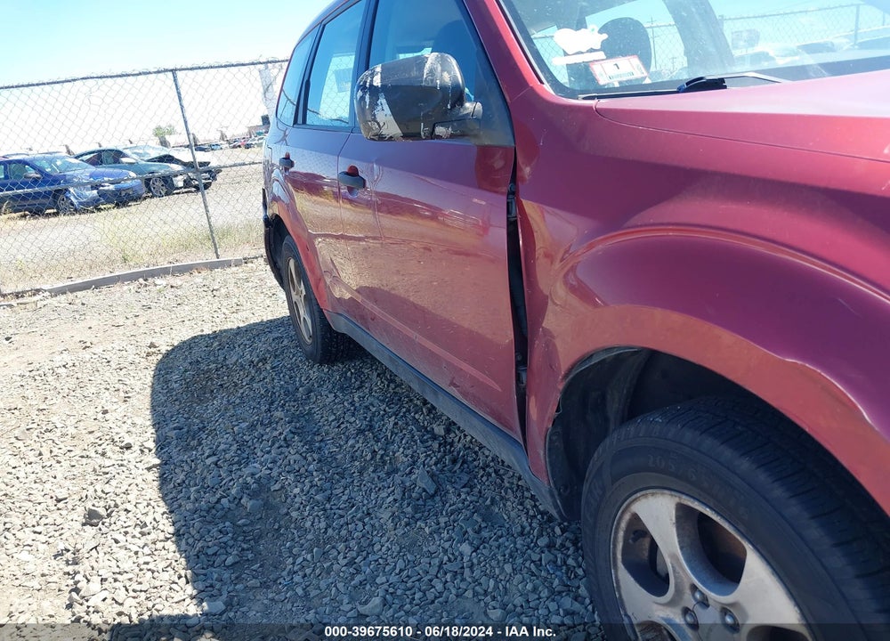 2009 SUBARU FORESTER 2.5X VIN: JF2SH61669H793943